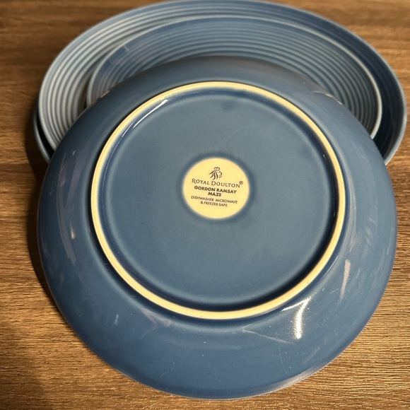 Royal Doulton | Dining | Royal Doulton Gordon Ramsay Blue Dinnerware ...
